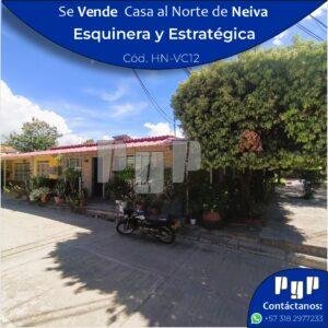 Se Vende Casa Esquinera al Norte de Neiva