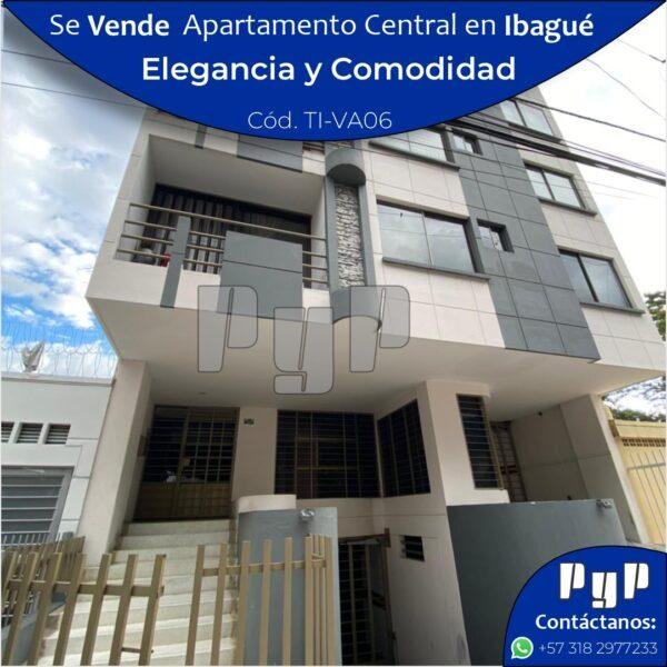 Se Vende Hermoso Apartamento Central en Ibagué
