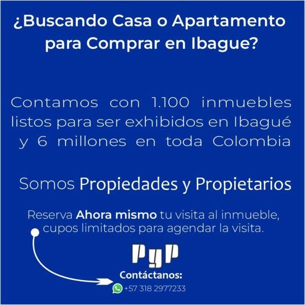 Se Vende Apartamento Seguro y Central en Ibagué